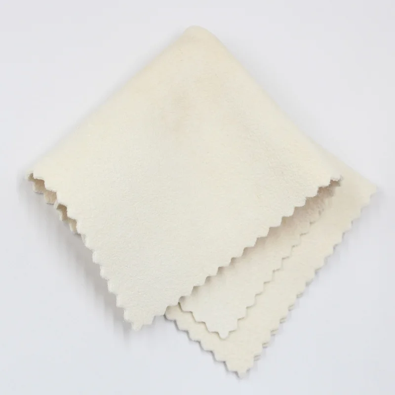 1Pc Nature Velvet Wipe Cloth for Silver Gold Jewelry Diamond Jade Jewelry Clean Cloth Soft Avoid Scratch 20x20cm