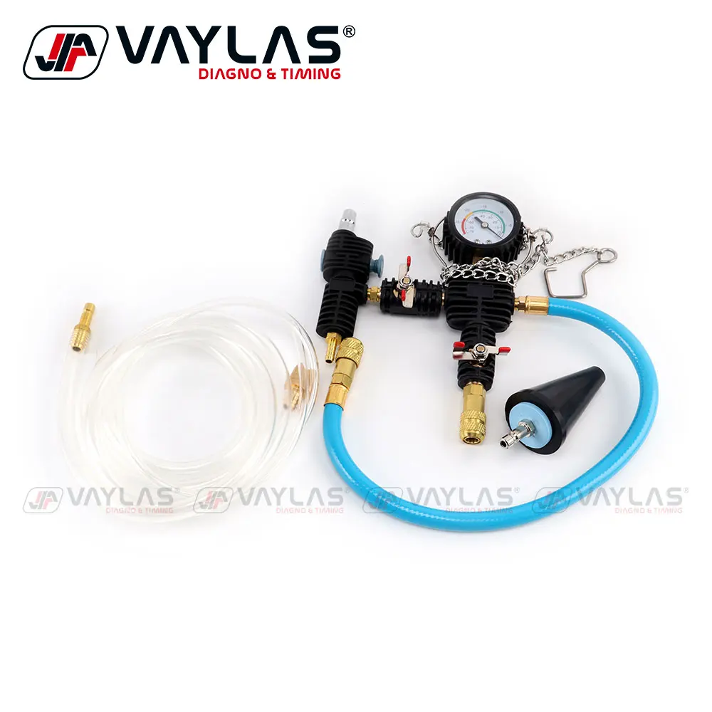 Automotive Water Tank Cooling Antifreeze Replacement Tools Set Car Water Tank Pressure Gauge Leak Detector for VW Audi BMW