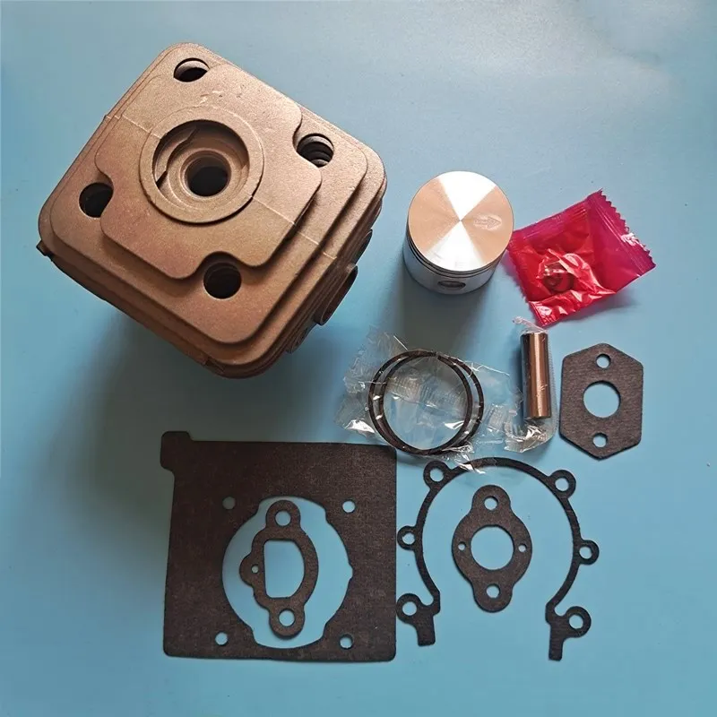 Imagem -03 - Cilindro Kit 40 mm para Oleo-mac Efco Ef4300 Brushcutter Trimmer Pistão Anéis Pinos Clipes Montagem 61330244 61330277 61202322 Om43