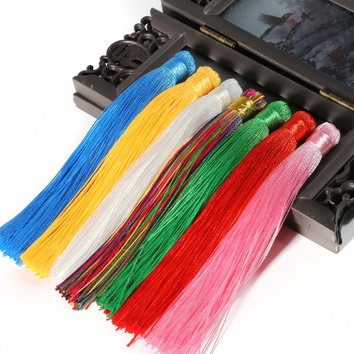 1pcs 12cm Multicolor Cotton Silk Tassel Mixed Tassel Hanging For DIY Crafts Curtain Tassels Decoration Jewelry Accessories
