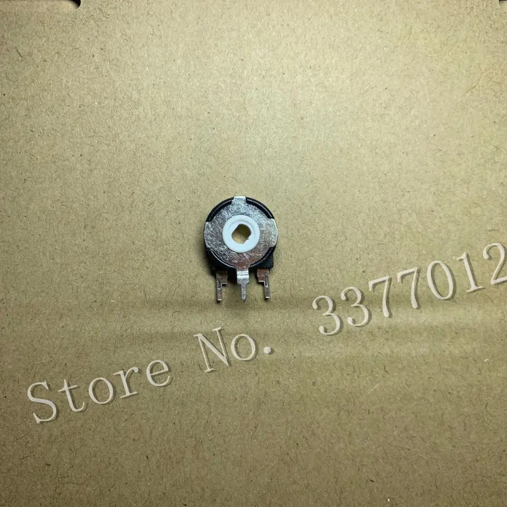 1pcs    potentiometer vertical PT15 series 1K 2K 5K 10K 20K 50K 100K oval hole horizontal adjustable resistance