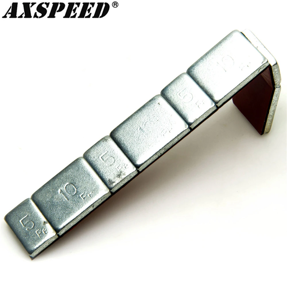 Axspeed pesos de roda stick-on fita adesiva 60g balanceador de roda rc modelo carro roda pneu balanceador de peso kit rc brinquedos peças