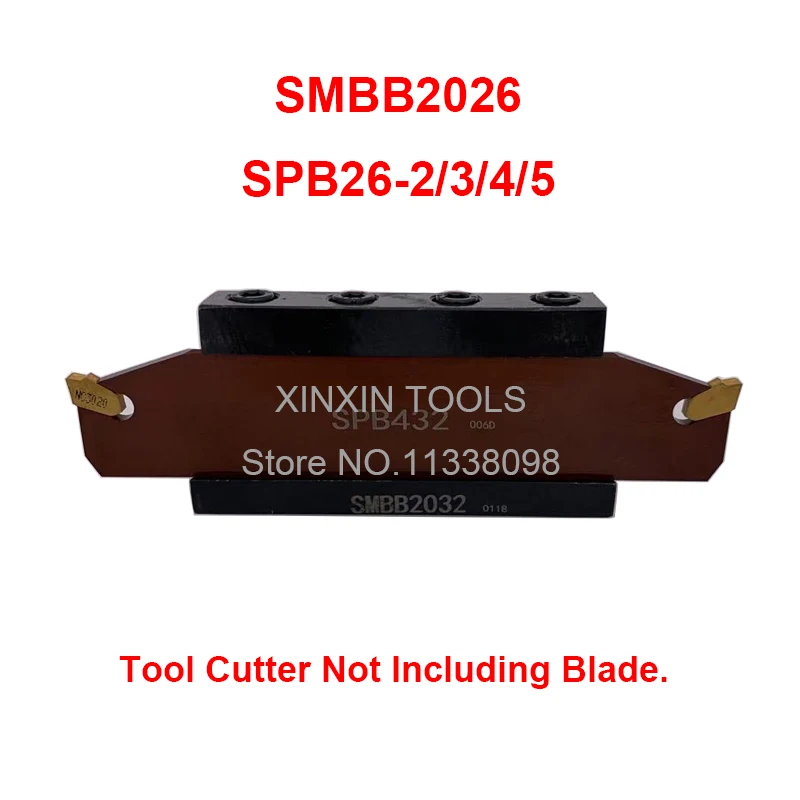 

1PCS SPB26-2/3/4/5 NC cutter bar and 1PCS SMBB2026 CNC turret set Lathe cutting Tool Stand Holder For SP Lathe Machine