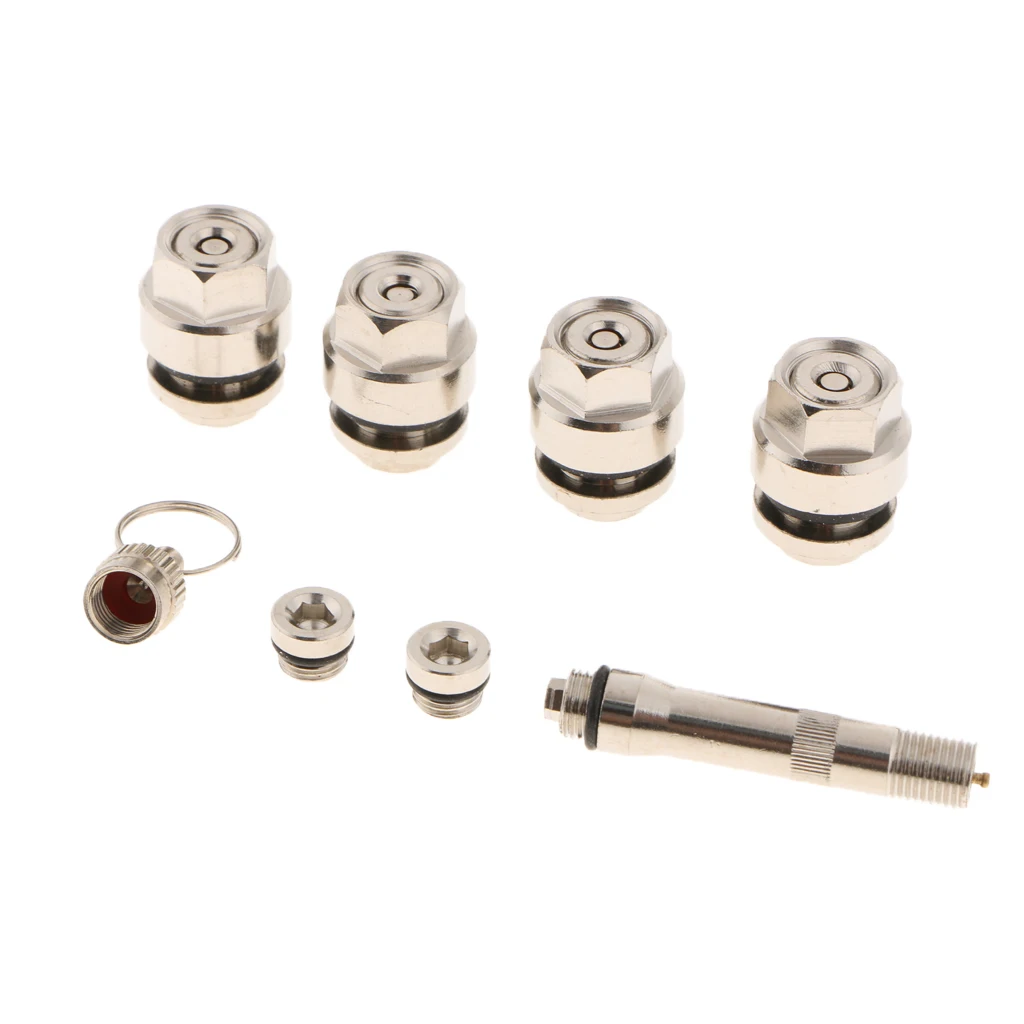 7pcs / Set Concealed Valve Stem Wheel Valves | Metal / Invisible Valves