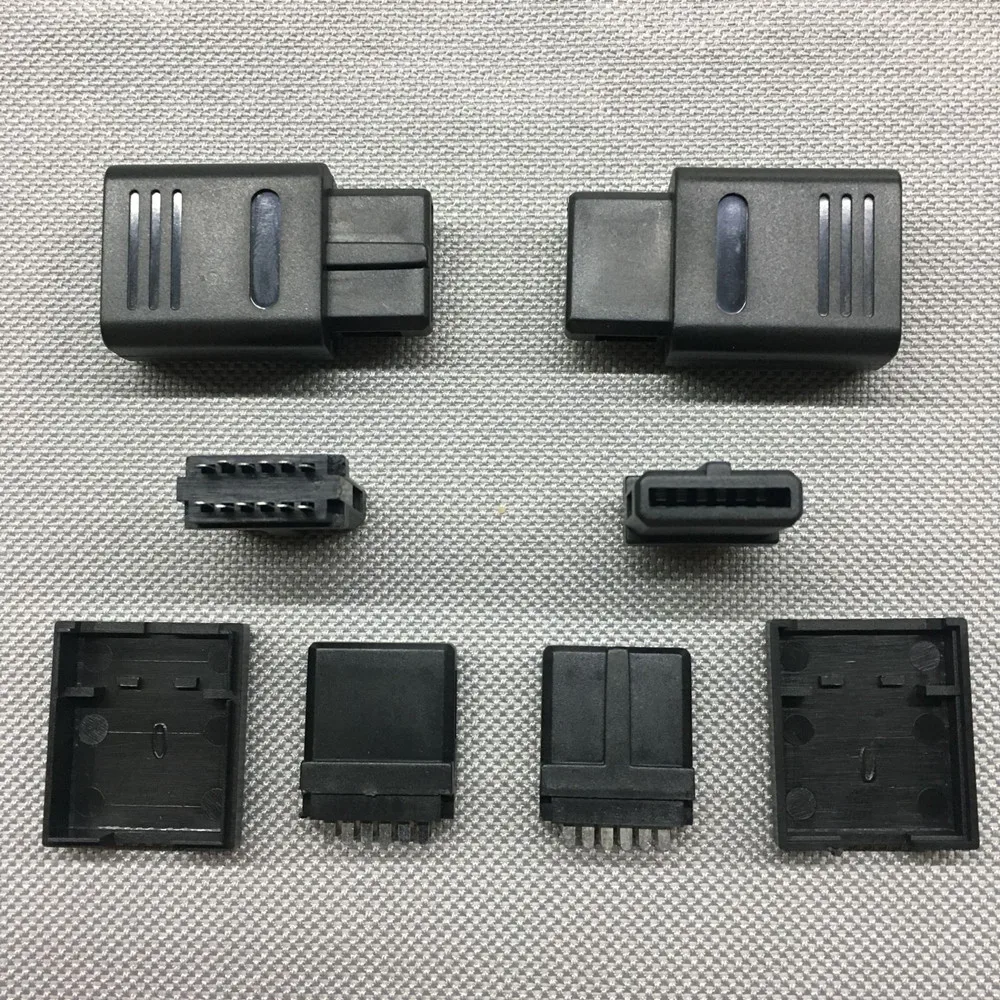 Cabo conector macho 12 pinos, plugue multisaída para nghz snes n64 com 1000 peças
