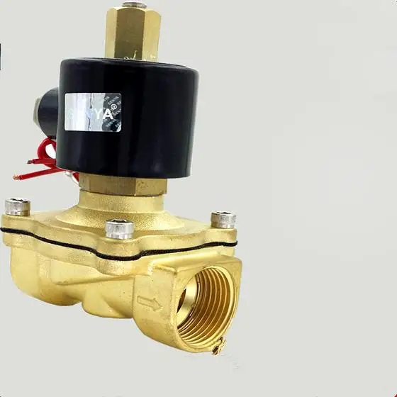 

2 way brass Electric Solenoid Valve 1/4" 3/8" 1/2" 3/4" 1" AC220V DC12V DC24V normally open for Water Oil Gas