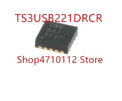 10PCS/LOT TS3USB221DRCR 3USB221 TS3USB221 MARKING ZWG DFN-10