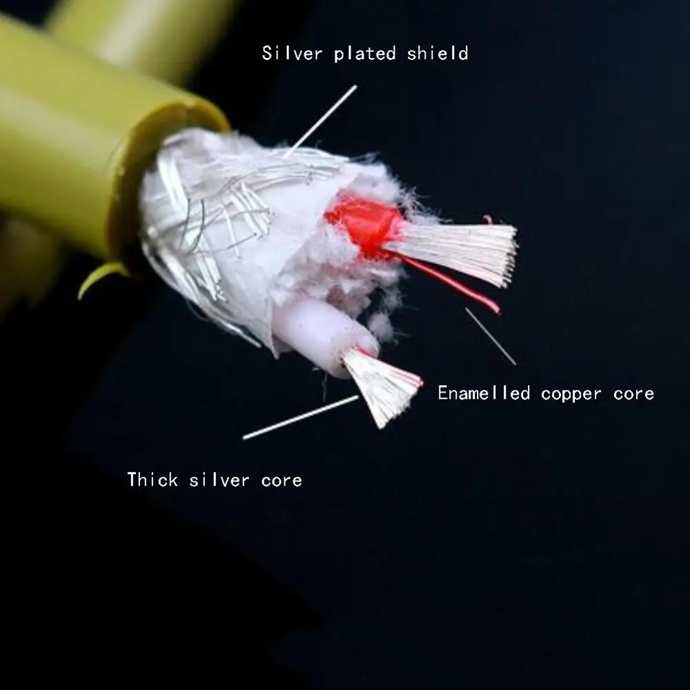 زوج من كابل VDH MCD102MK المطلي بالفضة، كابل التوازن الصوتي XLR، كابل الصوت لمشغل الأقراص المضغوطة AMP DVD VCD #5