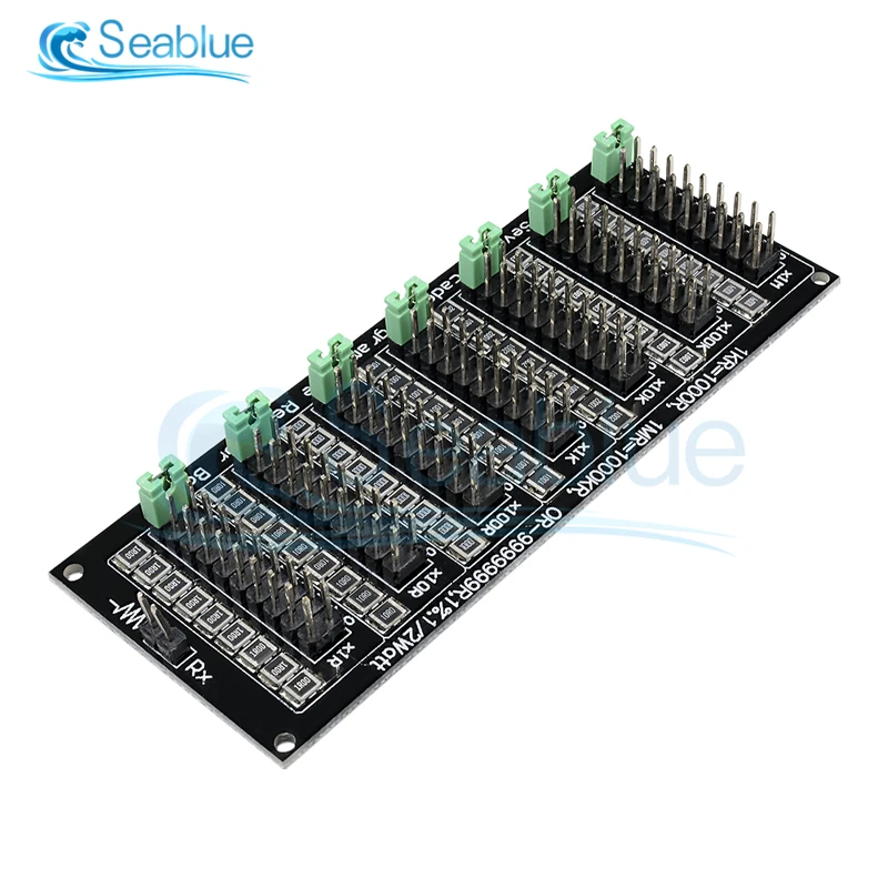 Placa de Resistor Programável Smd 200v Anos 1r-99999r Placa com Resistor Programável Precisão das Etapas w Módulo de v