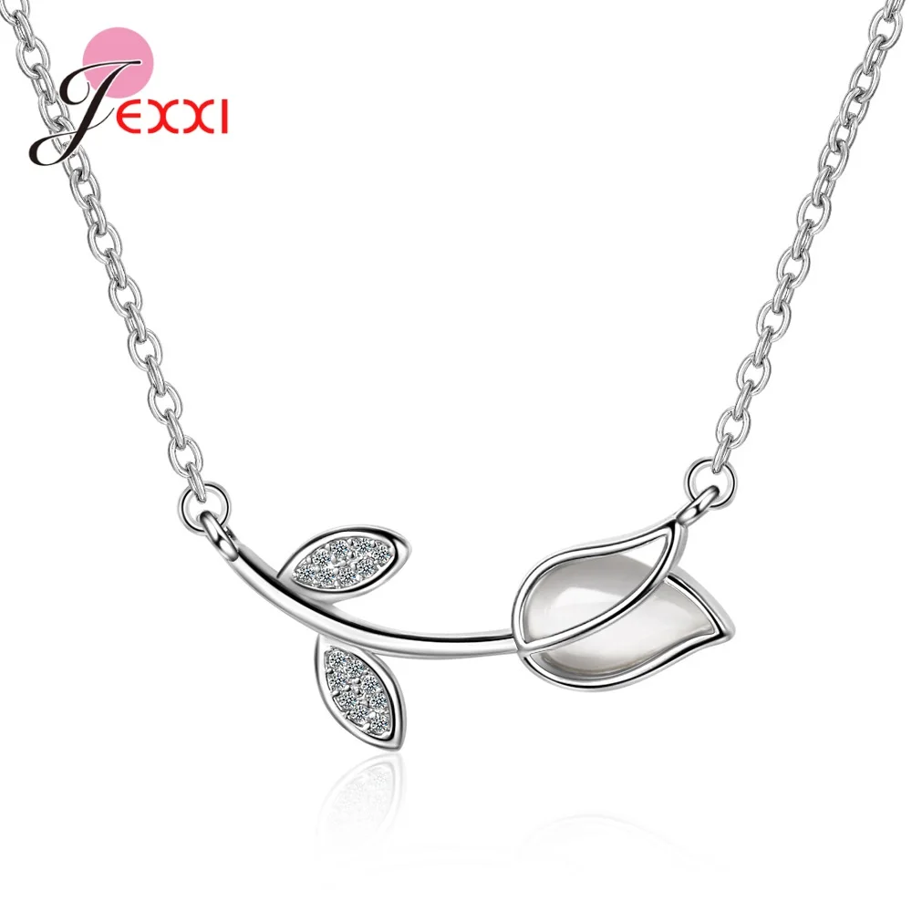 

Женское ожерелье из серебра 925 пробы, в форме розы