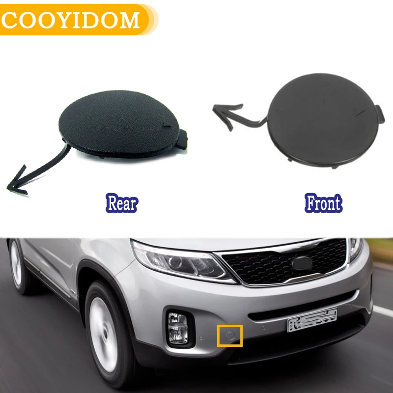 Car Front Rear Bumper Trailer Cover Tow Hook Cap Tow Bracket Cover For KIA Sorento 2013 2014 86588-2P500 86667-2P500