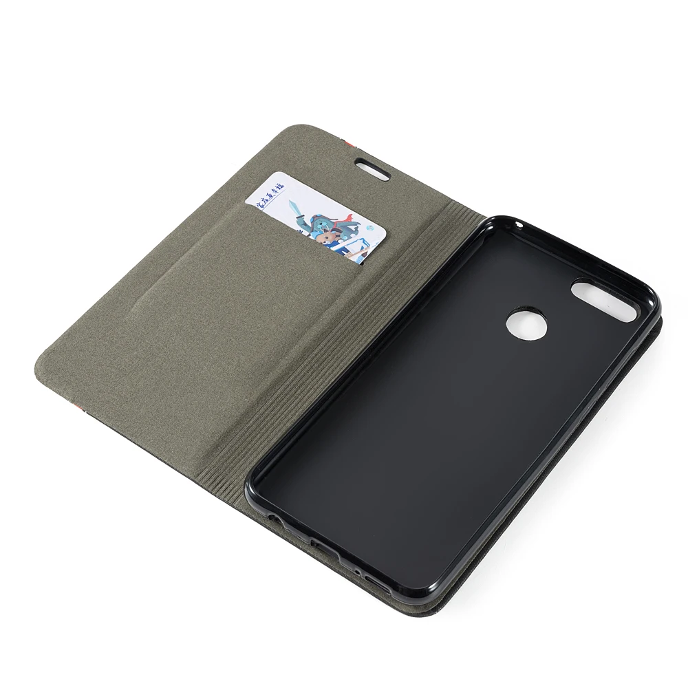 Book Case For Huawei Honor 7X Flip Case Pu Leather Phone Case For Huawei Honor 7X Business Case Soft Tpu Silicone Back Cover image 4
