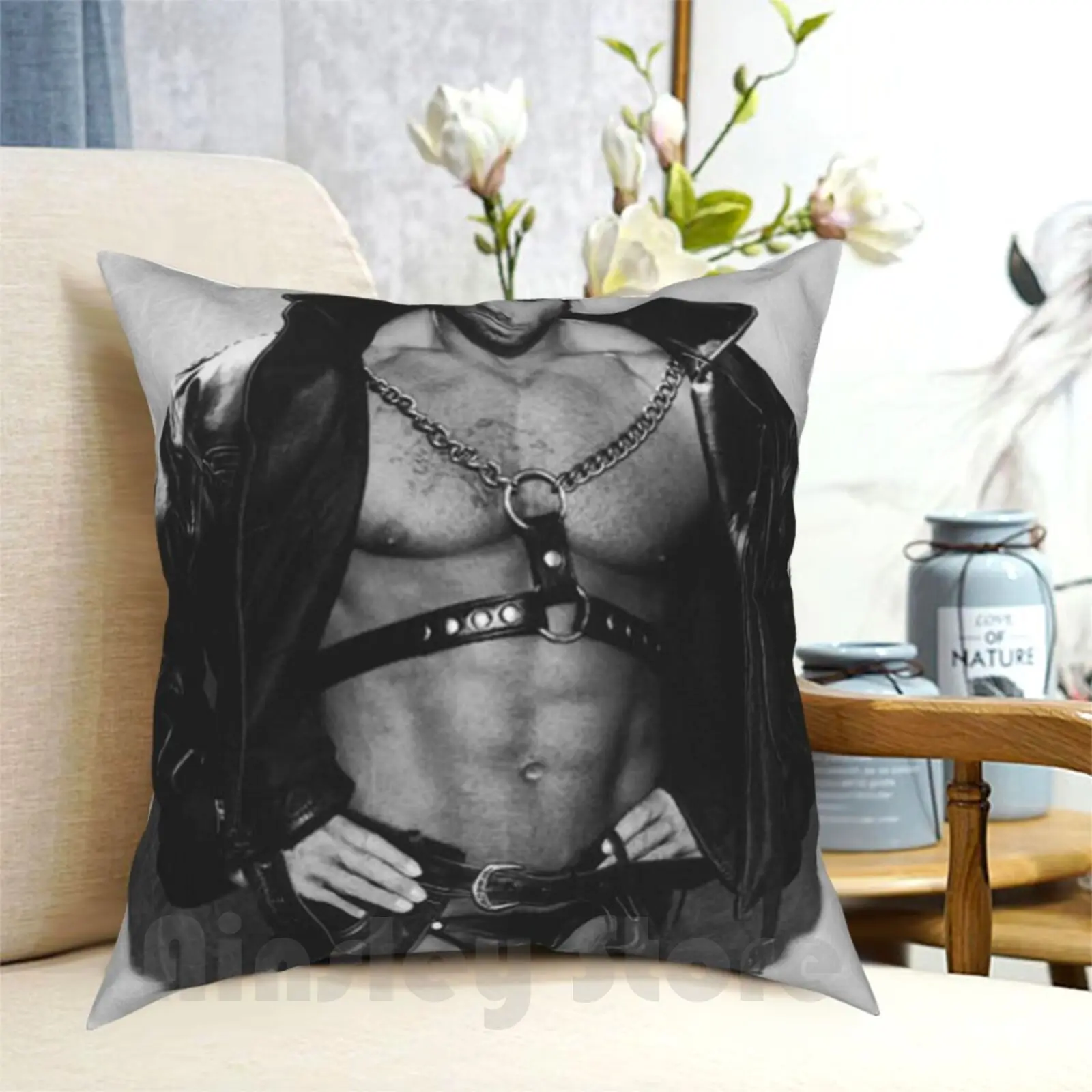 Billy Herrington Pillow Case Printed Home Soft Throw Pillow Billy Herrington Gachi Gachimuchi Anki Handsome Japan Weeb