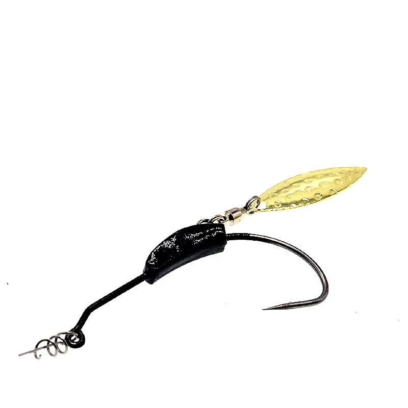 Jig Head Spinner con rodamientos para señuelos de vinilo - imagen 2