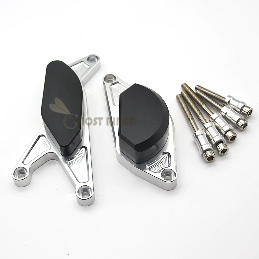 Dla SUZUKI GSR750 GSR 750 2012 2013 2014 CNC aluminium + POM pełny zestaw silnika Crash pady rama suwaki Protector