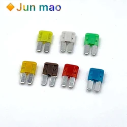 10PCS 5A 7.5A 10A 20A 25A 30A AMP Micro 2 Long Leg Fuse 9mmx15.5mm Mini M2 Long Foot Automobile Fuse Insert