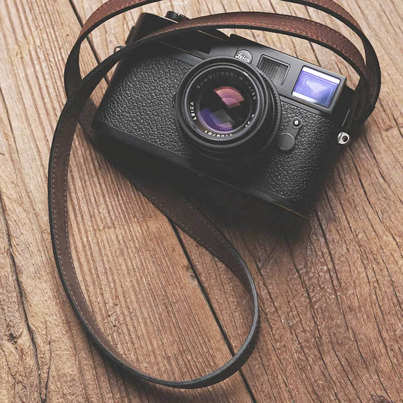 Handmade Genuine Leather Camera Strap Shoulder Sling Belt For Leica MP Q2 DLUX7 Canon Sony Fujifilm XT4 X100V Xpro 3 Panasonic