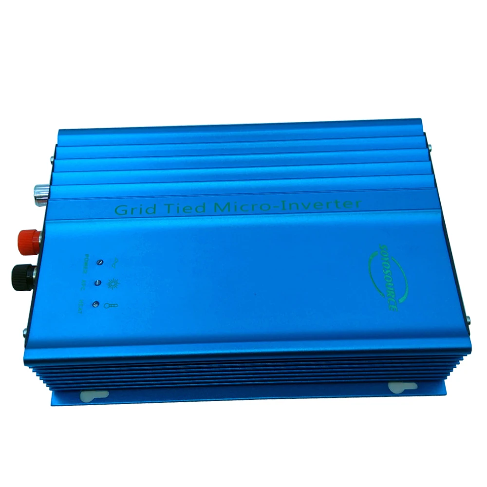 500W Micro Grid Tie Inverter MPPT Pure Sine Wave for Solar PV Panels &12V/24V36V/48V/72V Adjutable Battery discharge