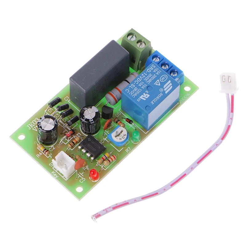 Time relay WS16 AC 220V 230V 240V, time relay with ON delay NE555, timer off delay module 1 sec ~ 5 minutes, Adjustable switch