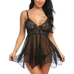 Hot Women Sexy Erotic Sling Lingerie Nightwear Robe Babydoll Attractive Sexy Sleepwear Charming Night Dress Sleep Wear 2022