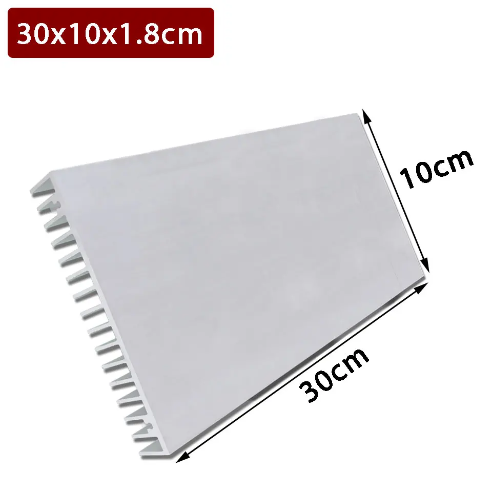 LED Heat Sink Aluminum Profile High Power Heatsink 4cm 8cm 10cm 15cm 20cm Grid Type Long Dense Tooth Radiator DIY Aquarium Light