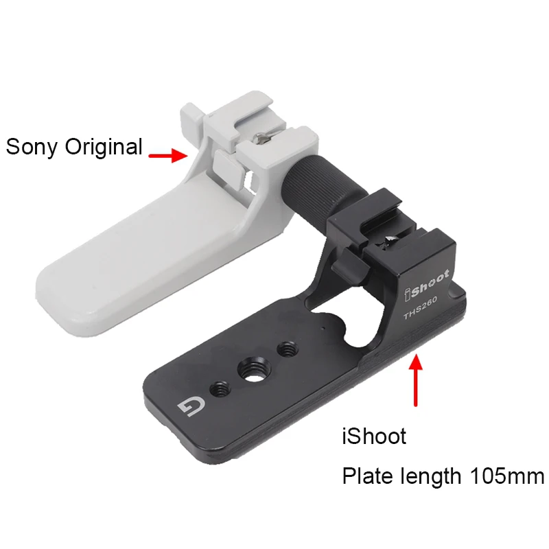 iShoot Lens Support Collar for Sony FE 200-600 F5.6-6.3 G OSS Tripod Mount Ring Replacement Base Foot Stand IS-THS260