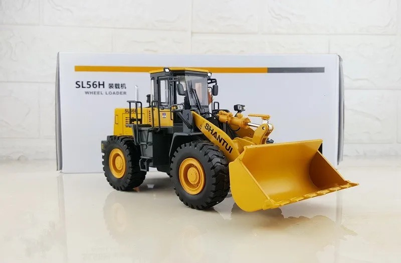 Collectible Diecast Model Replica 1:35 Scale Shantui SL56H Wheel Loader Engineering Machinery Alloy Model Gift, Decoration