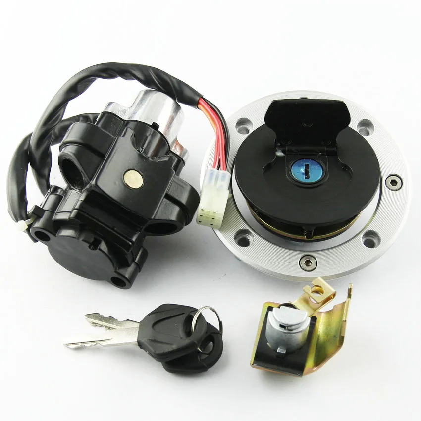 Motorcycle Fuel Gas Cap Ignition Switch Seat Lock with Key Kit For Suzuki SV650 GSXR600 GSXR750 GSXR1000 DL1000 V-Strom GSX1400