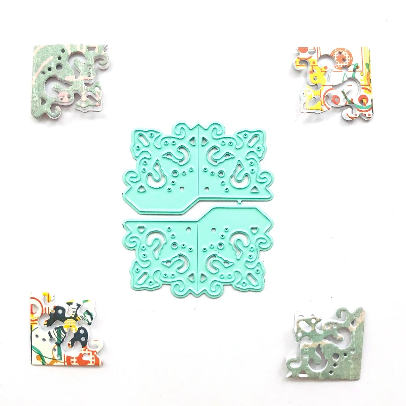 Salina studio cardmaking foto canto 2pc molde de flor do vintage metal morrer papel ofício 2022 nova chegada scrapbooking para morrer