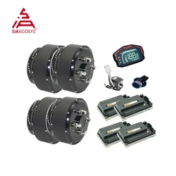 SIgland-Kit de conversion de moteur de moyeu de voiture électrique, contrôleur EM100sp pour voiture électrique, COSYS, QSMOTOR, 72V, 80KPH, 205, 3000W, V3, BLDC