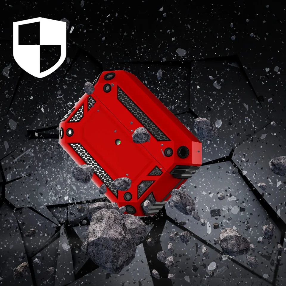 Funda protectora para Apple AirPods 1/2 pro, cubierta de armadura bonita, accesorios de silicona de lujo para auriculares Airpods Pro