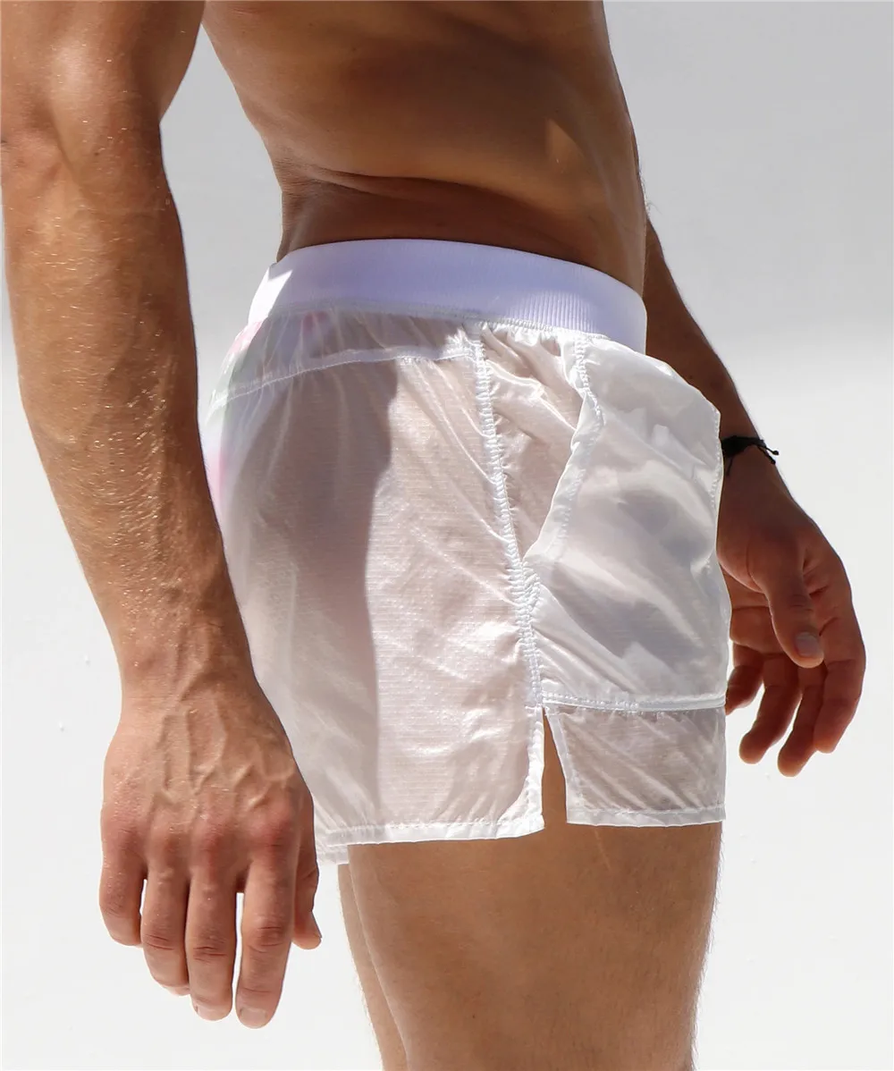 ALSOTO Sexy Shorts Men Casual Mens Shorts Fully Transparent Bermuda Masculina Man Maillot De Bain Short Hombre