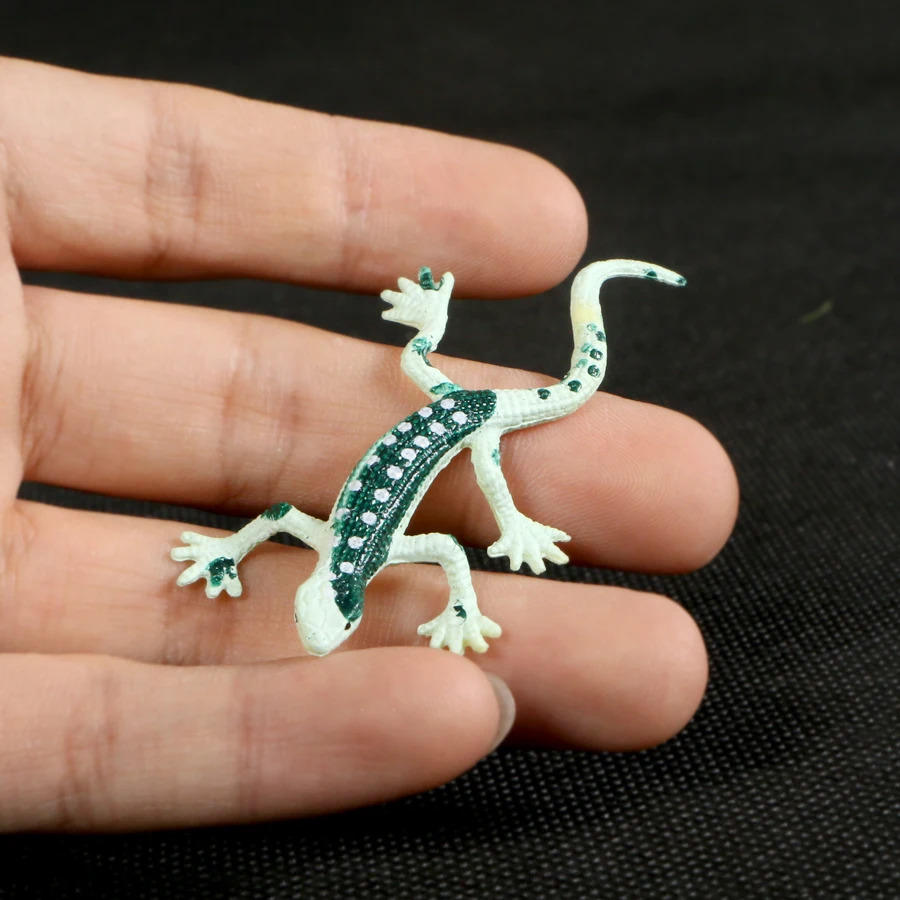 Figuras de acción de animales de simulación, modelo de lagartos de plástico PVC, colección de animales reptiles, juguetes para niños, 12 Uds.