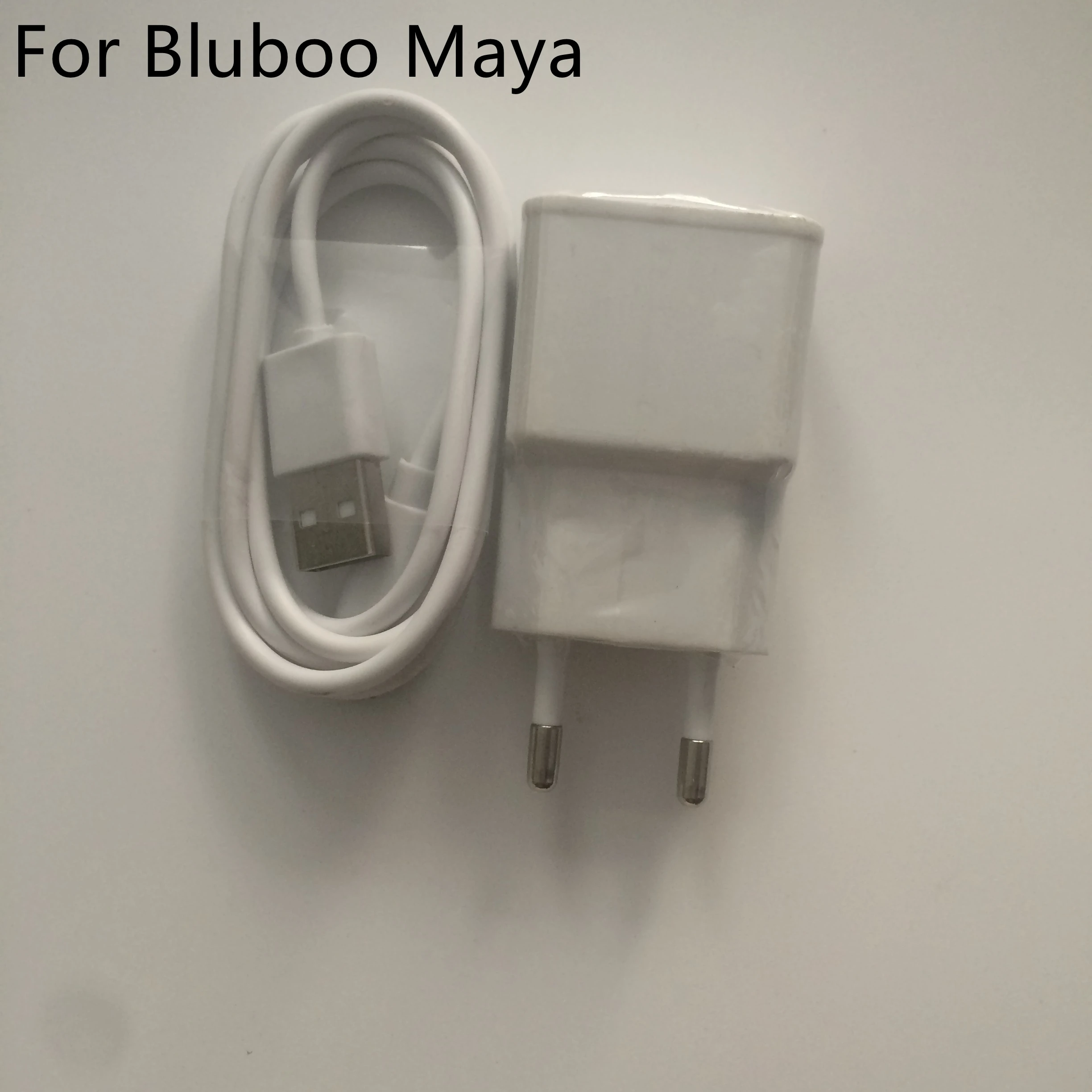 New Travel Charger + USB Cable USB Line For Bluboo Maya Cellphone 5.5 Inch 1280x720 MTK6580A Free Shipping