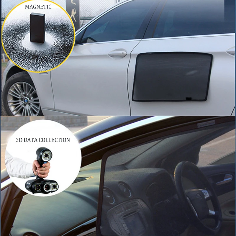 Per Audi A4 B7 B8 Avant /A4L B9 finestra magnetica speciale per tende parasole tenda a rete tenda completamente coperta