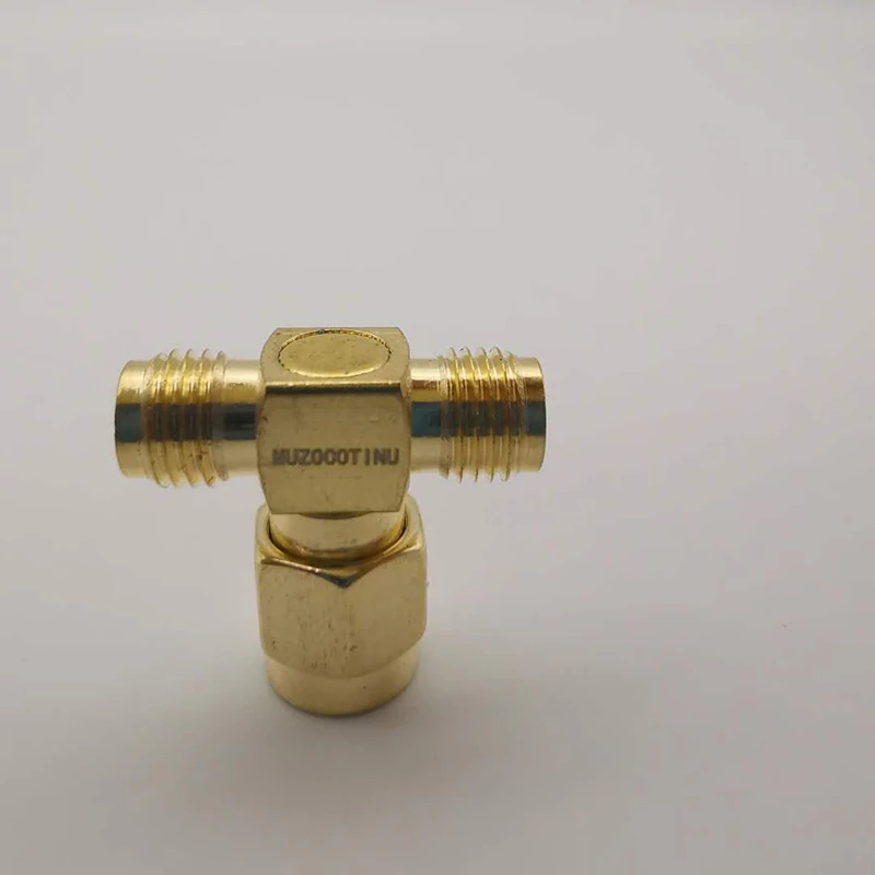 MUZOCOTINU-conector de cable SMA, 1 macho a 2 hembra