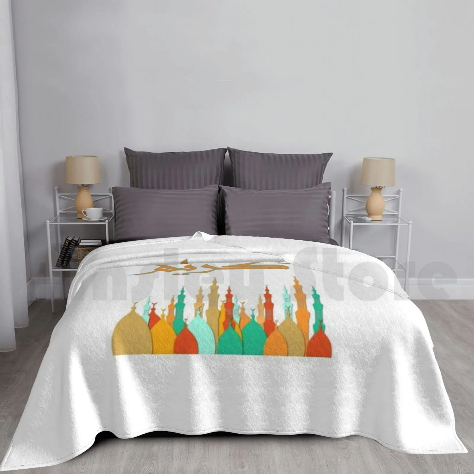 

Ramadan 2021 Blanket Super Soft Warm Light Thin Islam Eid Muslim Islamic Fasting Arabic Quran Mubarak Muslims Ramadhan