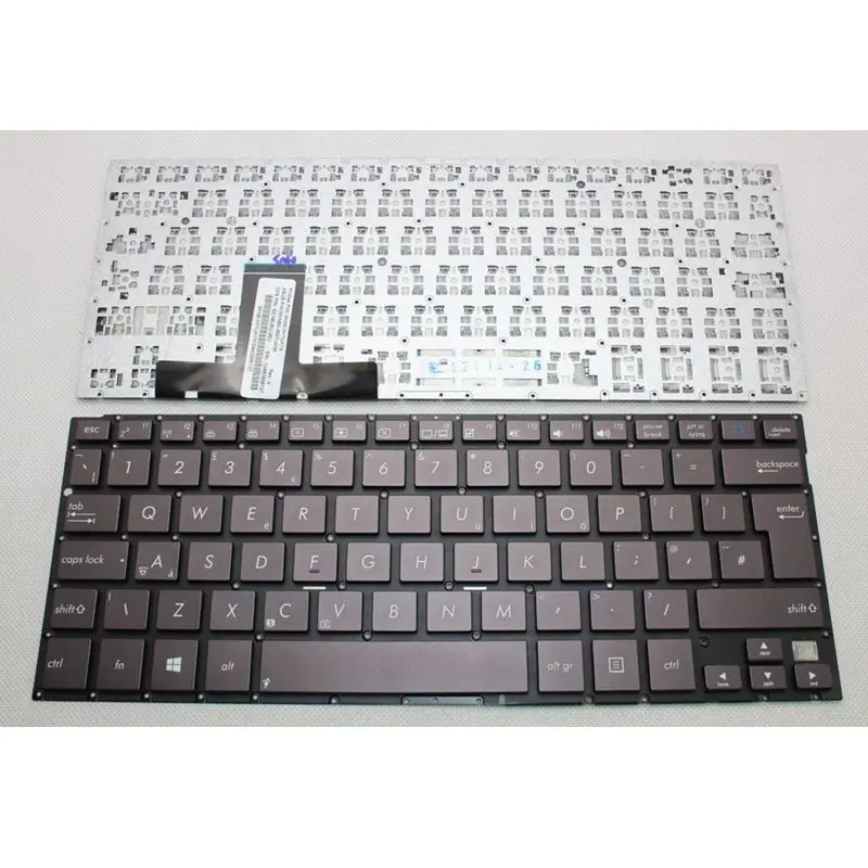 Imagem -02 - Ylaminzu Teclado para Laptop Novo para Asus Zenbook Ux32 Ux32a Ux32la Ux32l. Ux32v Ux32vd ru Marrom