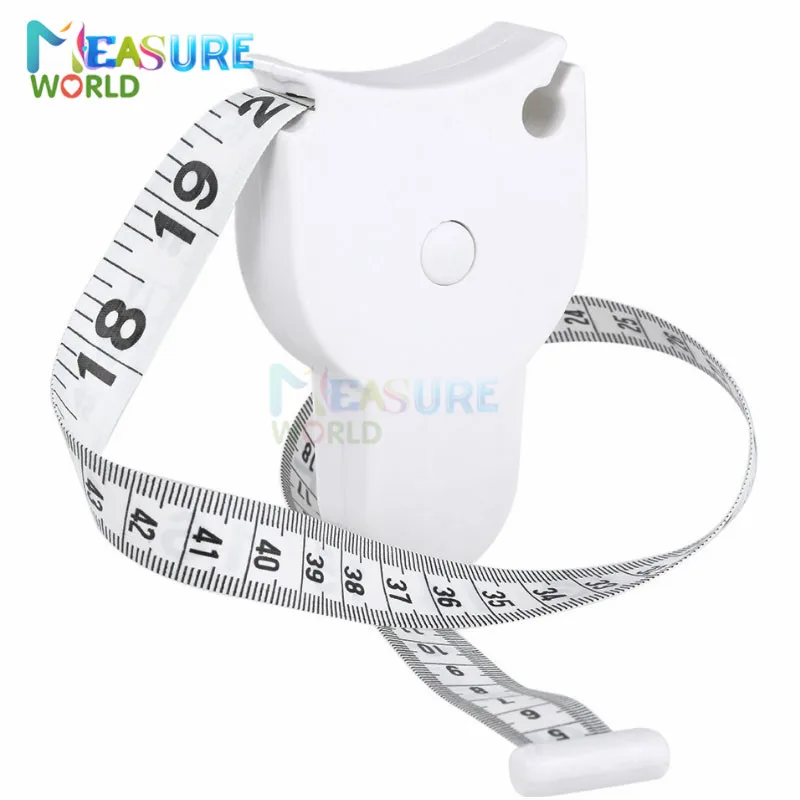 1pcs Fitness Accurate Caliper Measuring Tape Body Fat Weight Loss Measure Retractable Fitness Equipment ruler Accessories