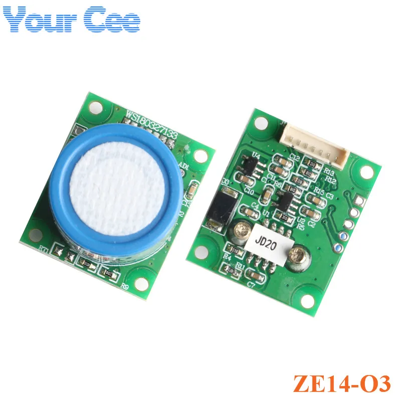 ZE14-O3 Electrochemical Ozone Detection O3 Gas Sensor Module 0-100ppm 5V UART for Civilian Disinfection Cabinet