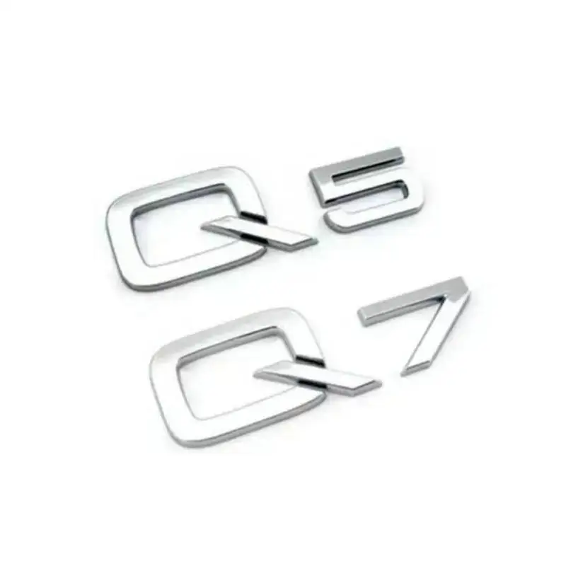 STYO For Audi A3 A4 A5 A6 A7 A8 Q2 Q3 Q5 Q7 3.2 3.0T 2.0T 4.2 2.4 3.6 Rear Trunk Emblem Logo Badge Sticker