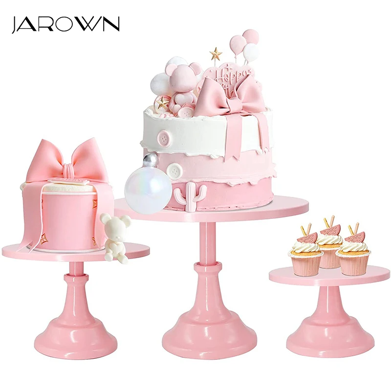 JAROWN Wedding Sign In Dessert Table Cake Stand Three Piece European Style Fruit Plate Wedding Decoration Props Home Party Decor