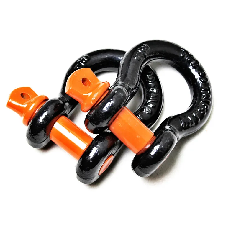 Trailer hook Heavy Duty Galvanized Shackles D Ring 8T 13T 18T 4,400lbs,10,000lbs Capacity for Vehicle Recovery Towing Car tuning