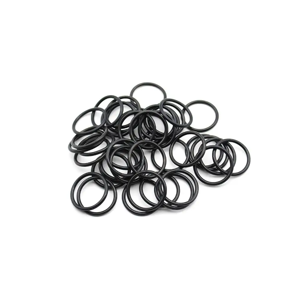 CS 3mm Wire Diameter Black NBR Rubber O Ring O Rings Gaskets OD 10-80mm O-Ring Oil Seals Washer