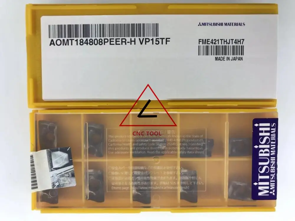 Fresagem Original Inserir Diaedge Aomt 184808 Peer-h Vp15tf 10 Pcs