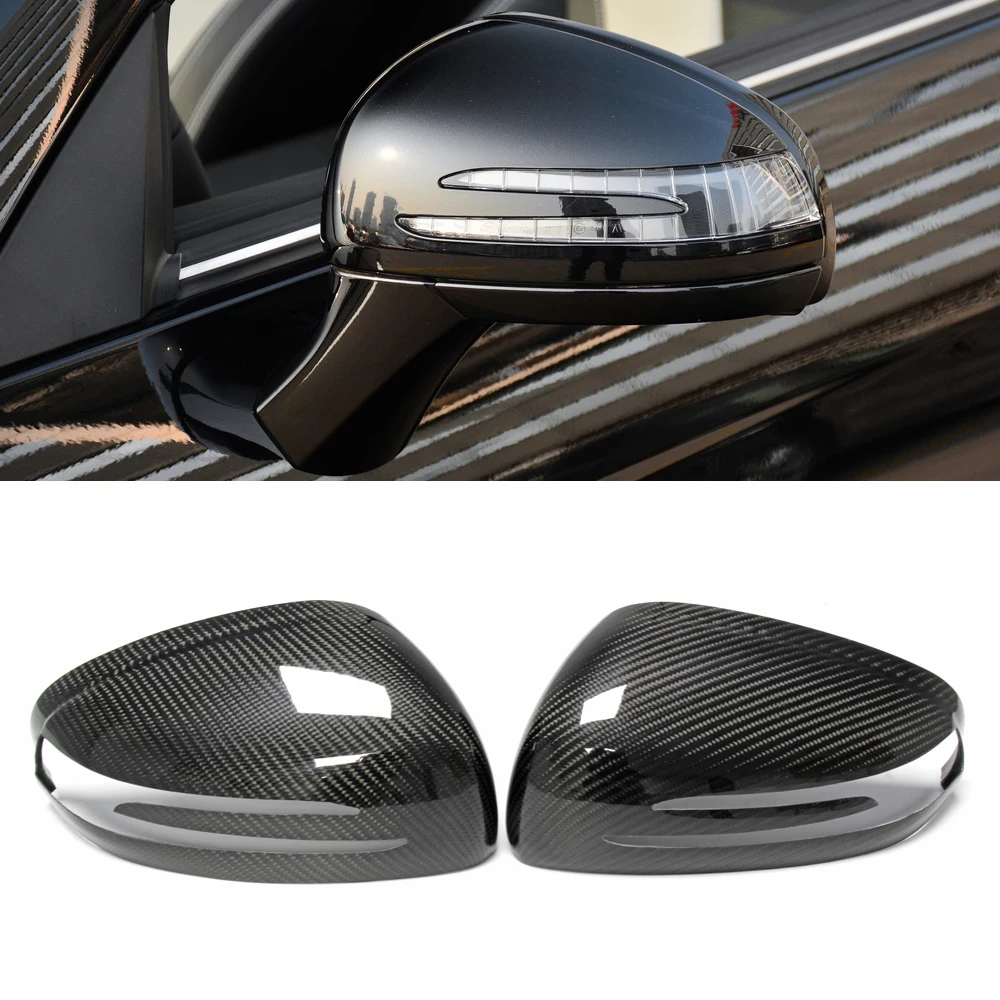 

Real Carbon Fiber Rear View Side Mirror Cover For Mercedes Benz R172 R197 R231 SLC SLK SL SLS AMG