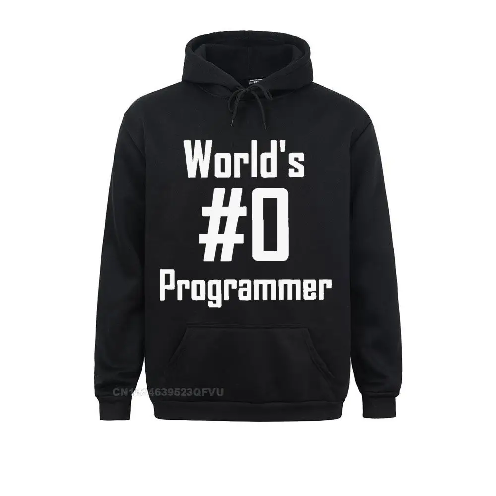 World's #0 Programmer Sweater For Men Code Coding Programming Coder Hack Linux Funny Pure Cotton Sweater Oversized