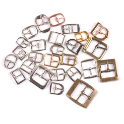 10pcs/lot Metal Adjusters Pin Buckle Gold Sliver Hand Bag Strap Sliders Buckles Leather Adjustment Sewing Accessories C3219