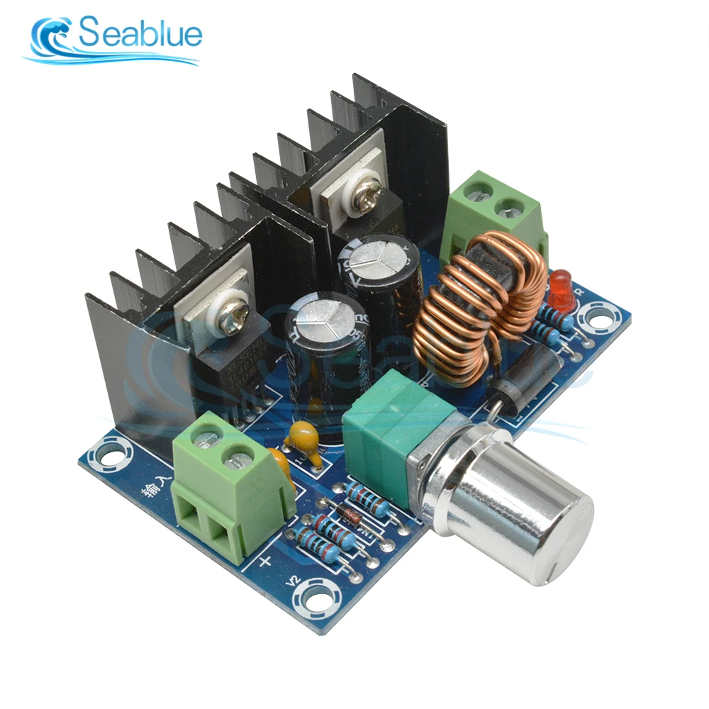 XH-M401 DC-DC Step Down Buck Converter Power Supply Module XL4016 PWM Adjustable 4-40V to 1.25-36V Step Down Board 8A 200W