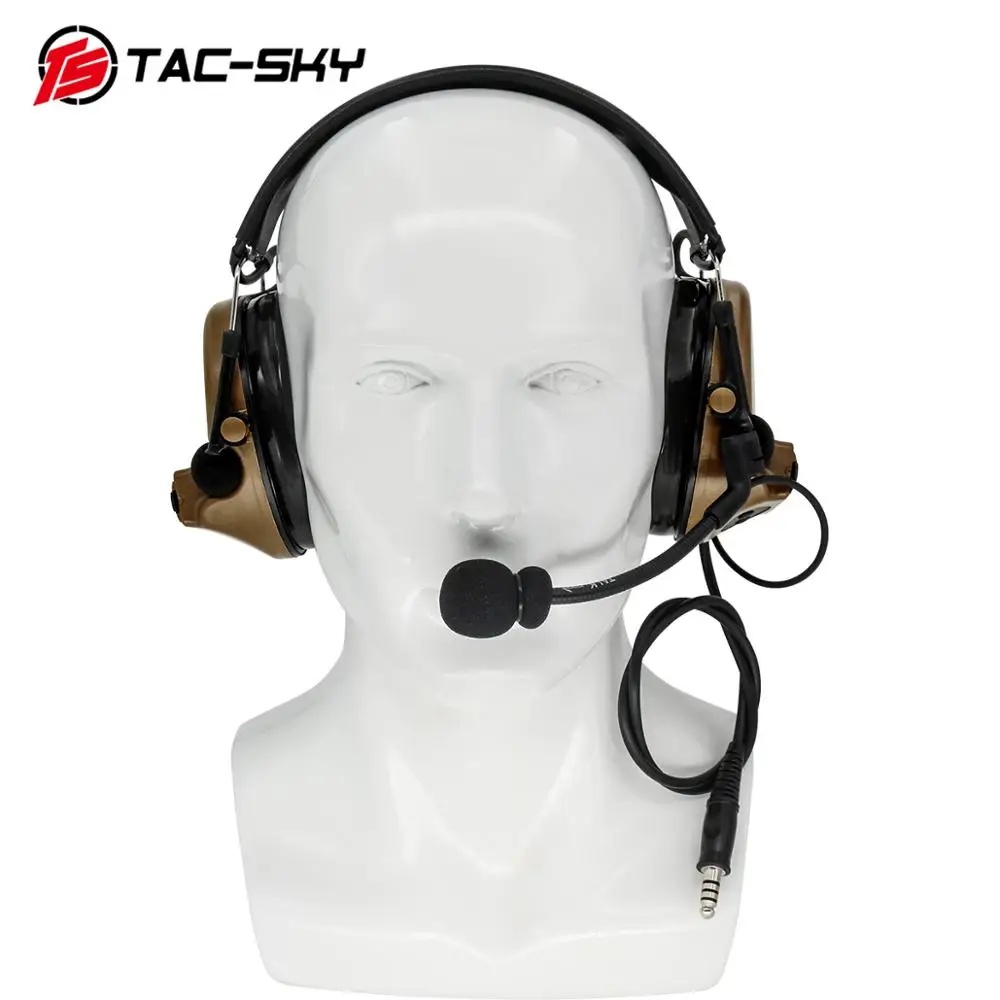 TAC-SKY COMTA II C2 Schießen Ohrenschützer Outdoor Sport Noise Reduction Pickups Militär Jagd Ohrenschützer Taktische Headset CB